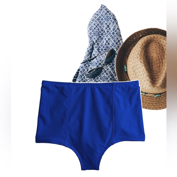 NWT J. Crew High-Waisted Bikini Bottom - Picture 1 of 5